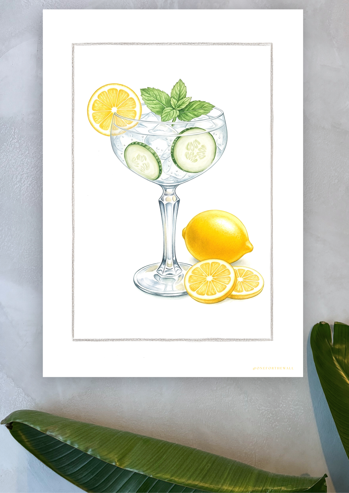 Gin & Tonic - Art Print
