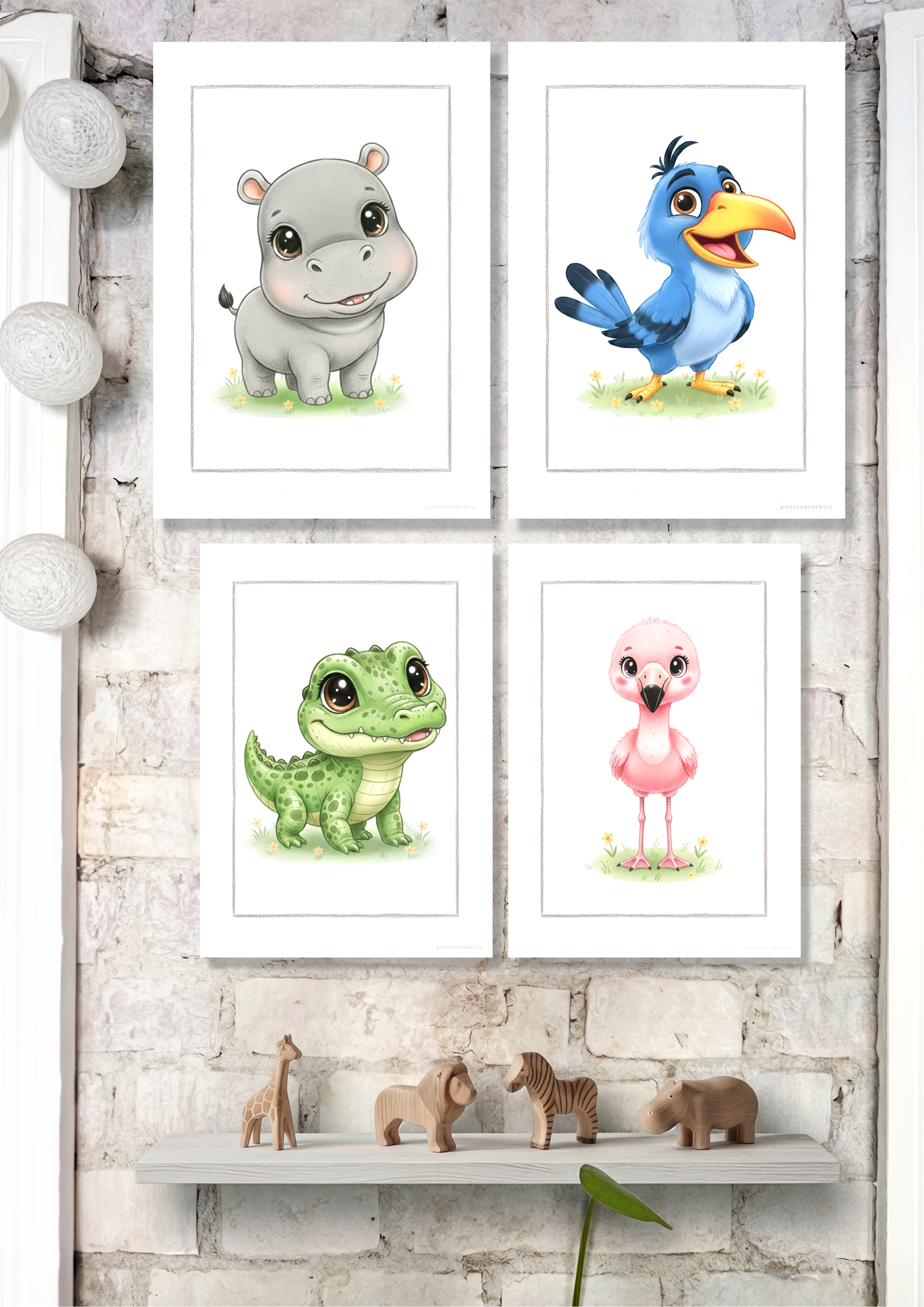 Little Hippo - Art Print
