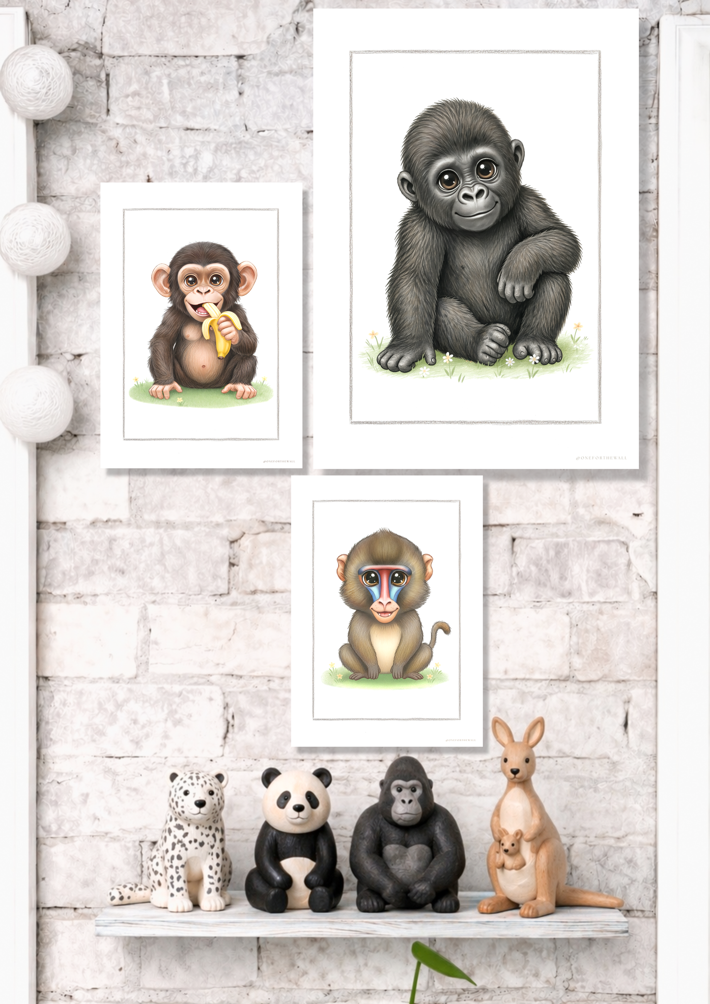 Little Gorilla - Art Print