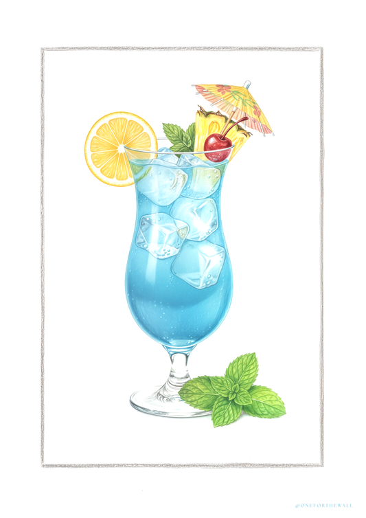 Blue Hawaii - Art Print