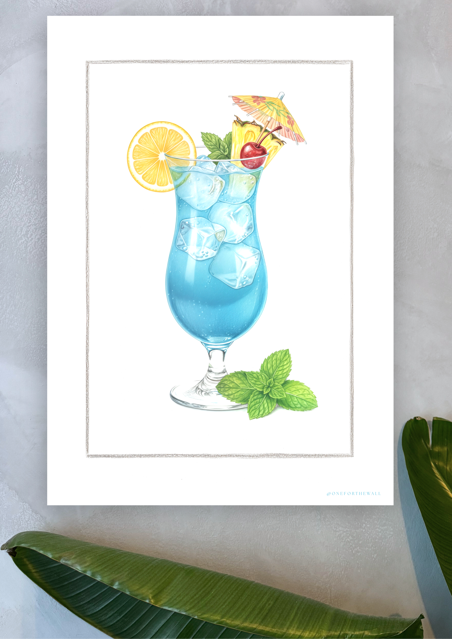 Blue Hawaii - Art Print