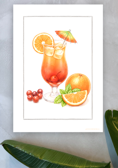 Tequila Sunrise - Art Print