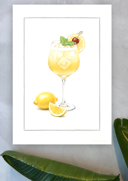 Limoncello Spritz - Art Print