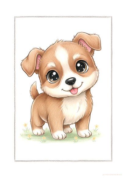 Little dog - Art Print