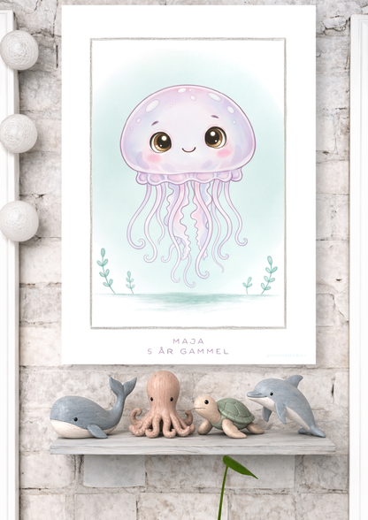 Little Jellyfish - Art Print