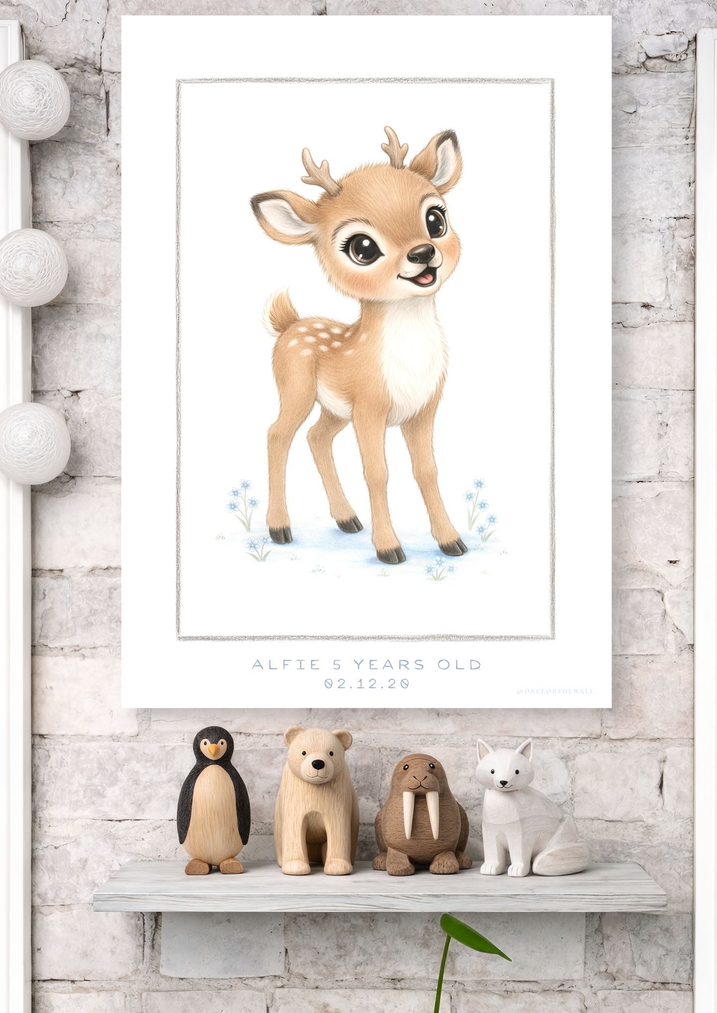 Little Reindeer - Art Print