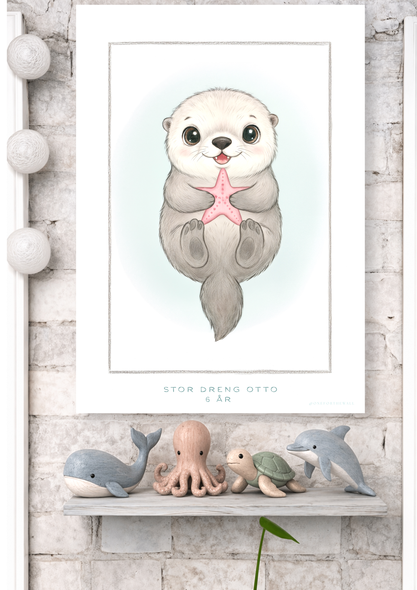 Little Otter - Art Print