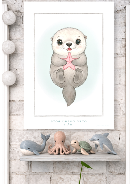 Little Otter - Art Print