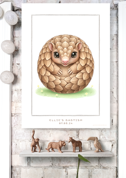 Little Armadillo - Art Print