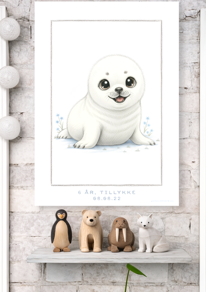 Little Seal - Art Print