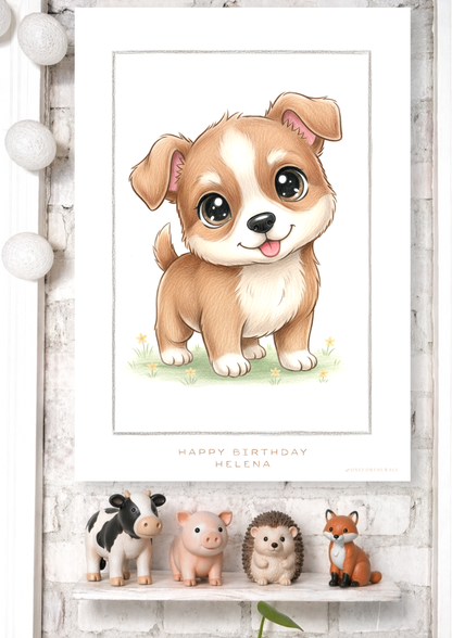 Little dog - Art Print