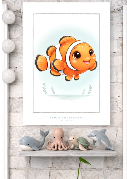 Little Clownfish - Art Print