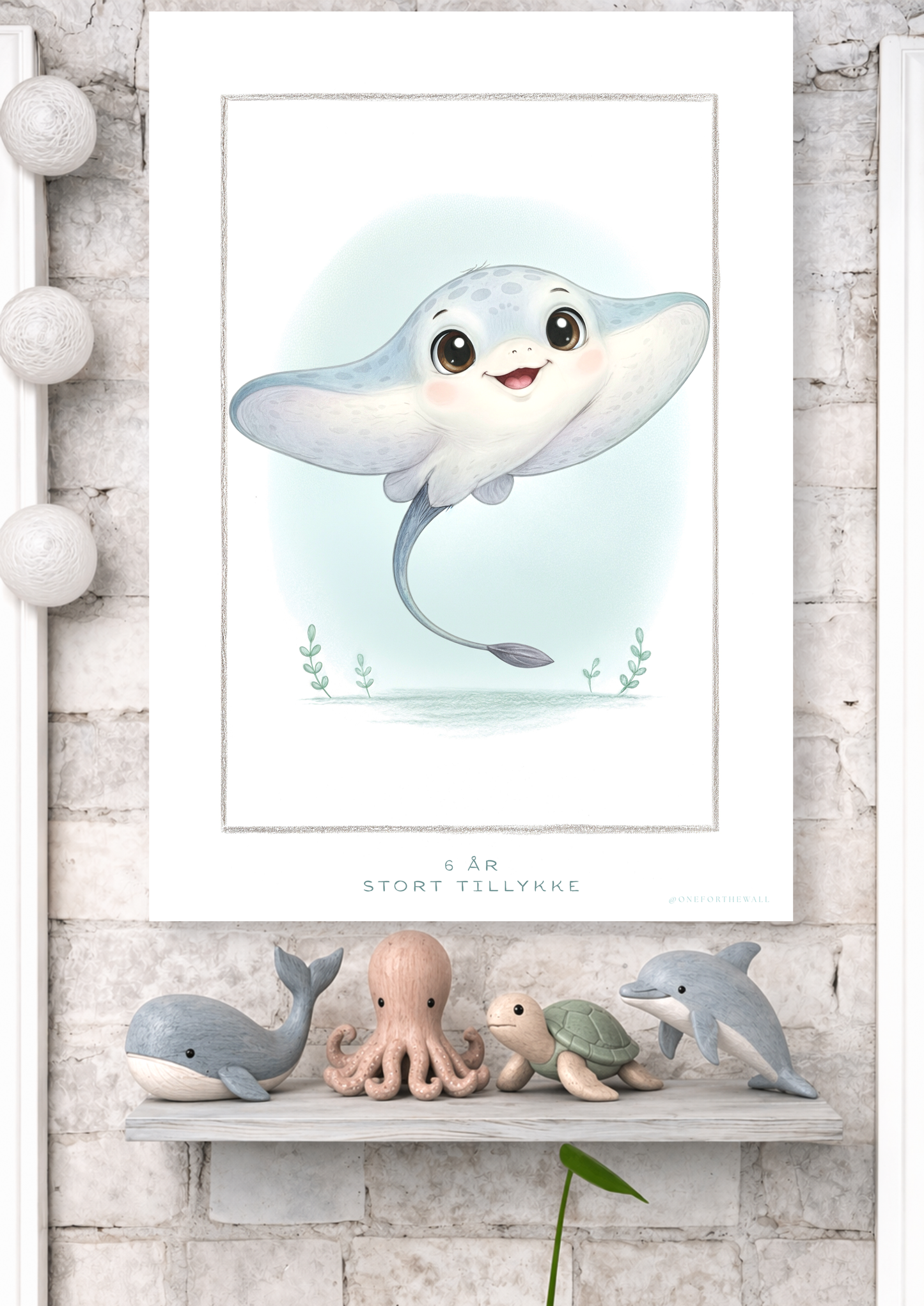 Little Stingray - Art Print