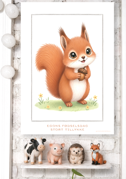 Little Squirrel- Art Print