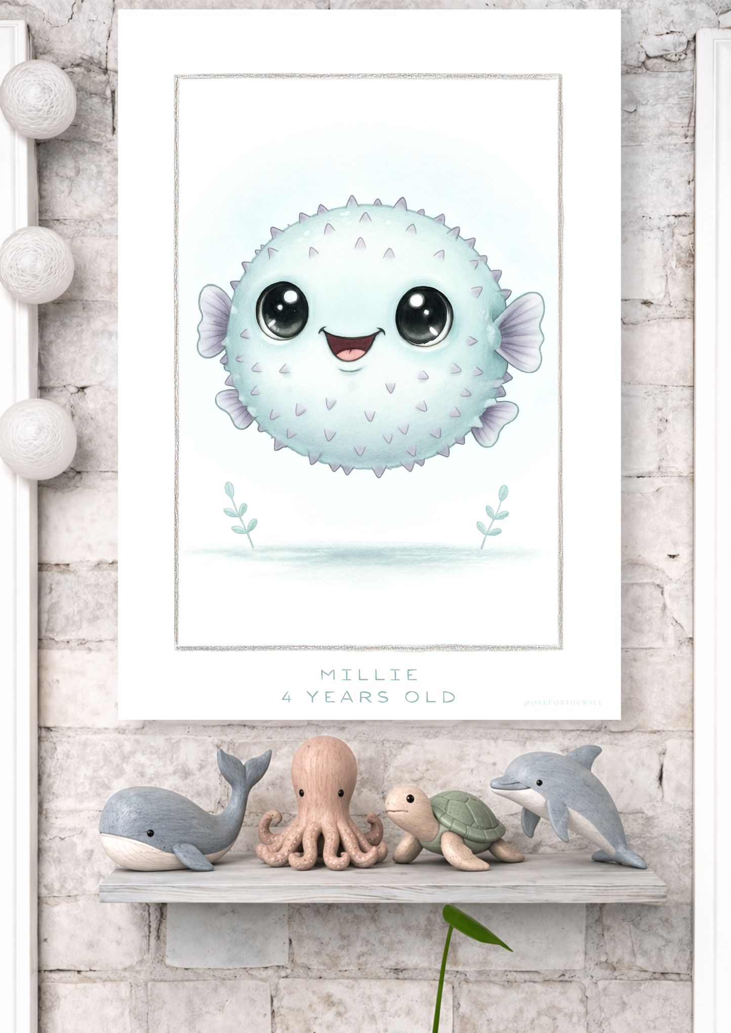 Little Puffer - Art Print