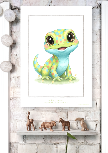 Little Iguana - Art Print