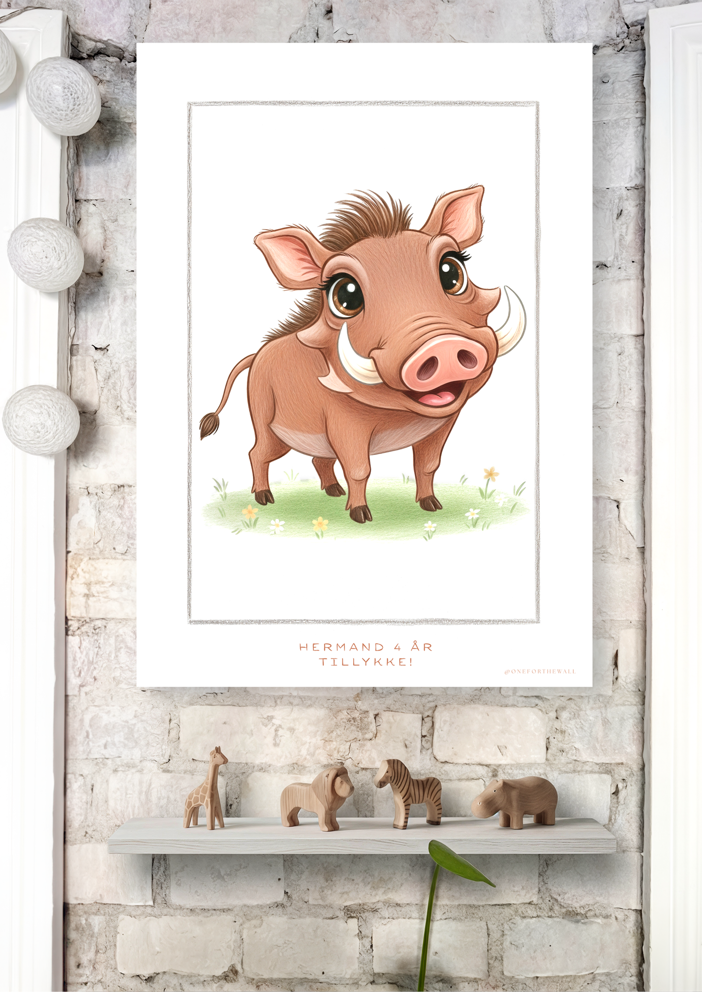 Little Warthog - Art Print