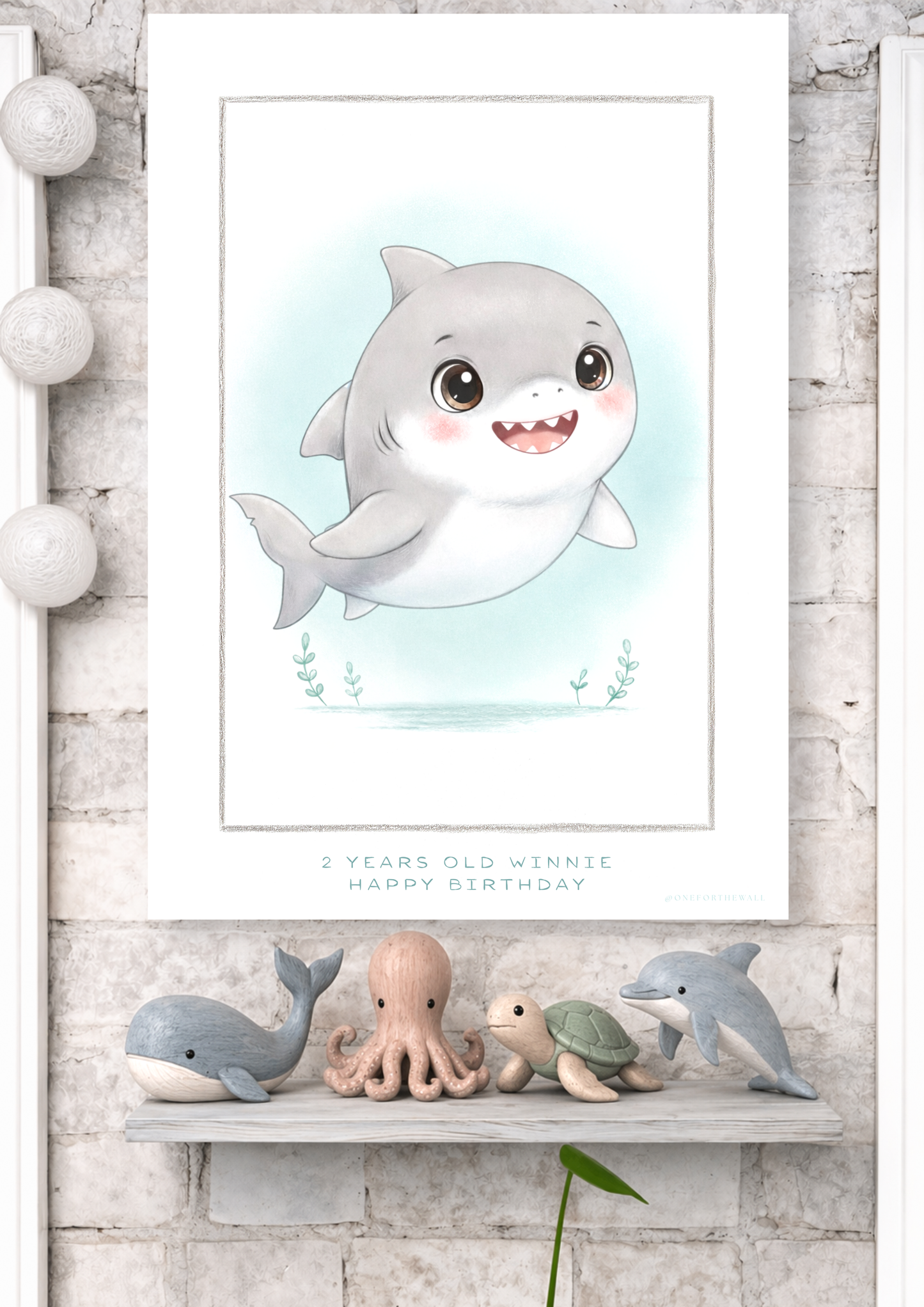 Little Shark - Art Print