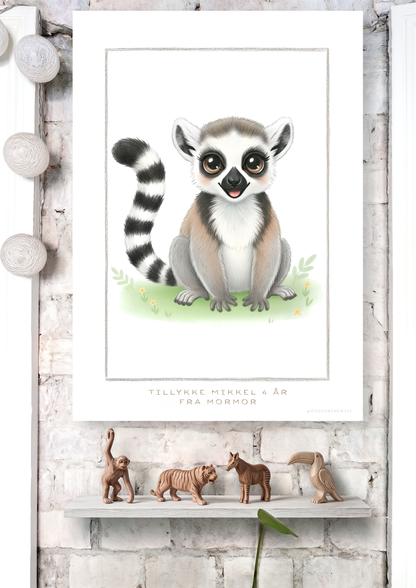 Little Lemur - Art Print