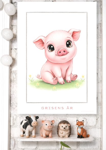 Little Piggy - Art Print