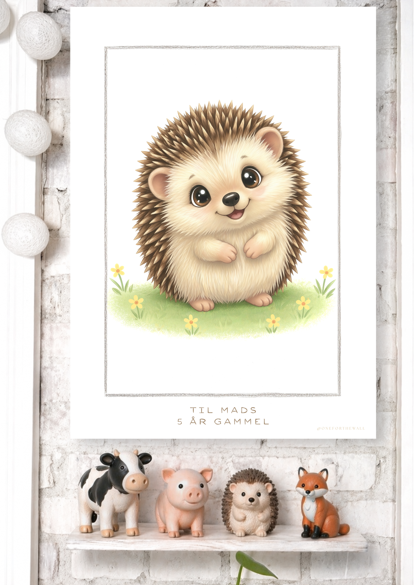 Little Hedgehog - Art Print