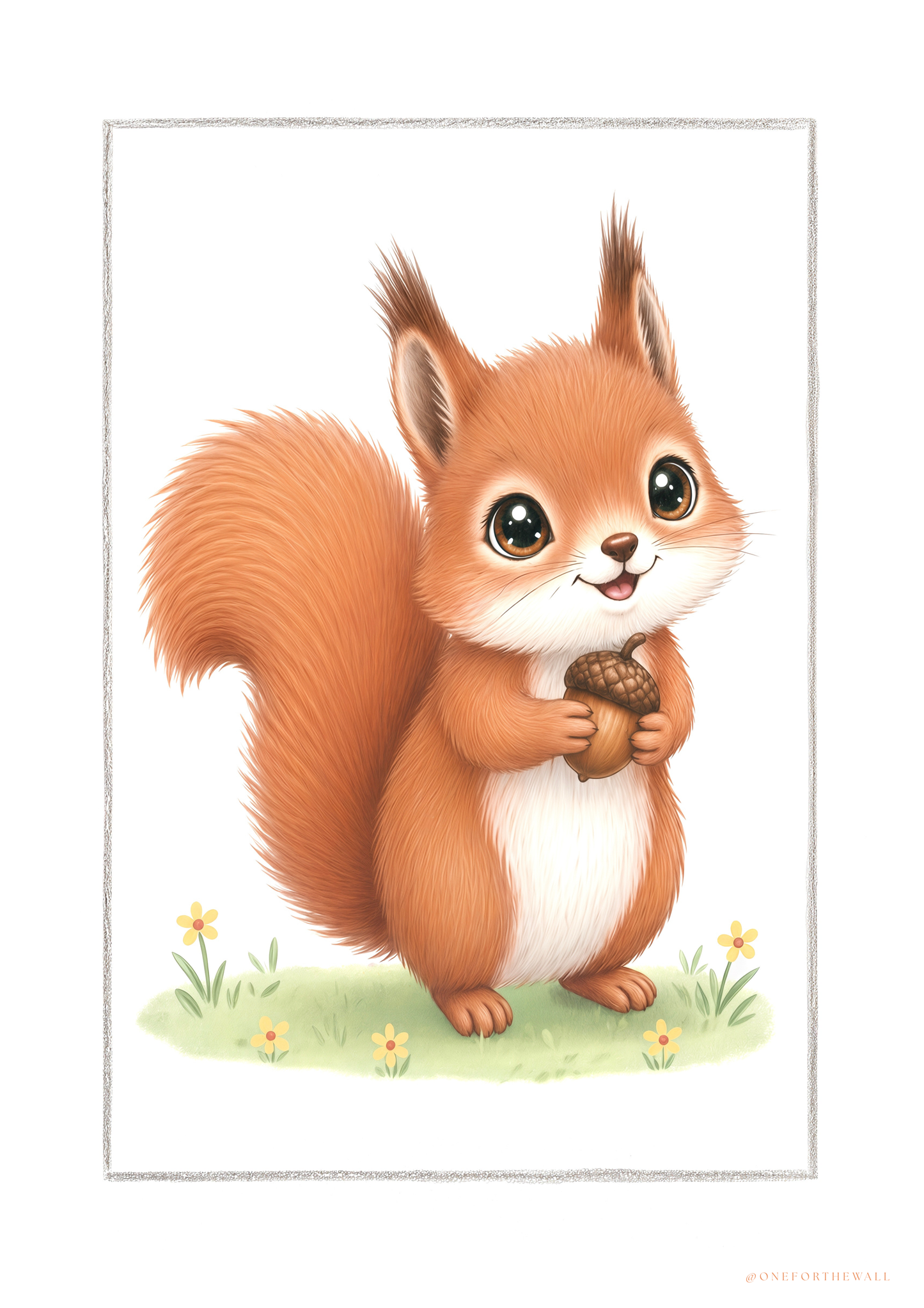 Little Squirrel- Art Print