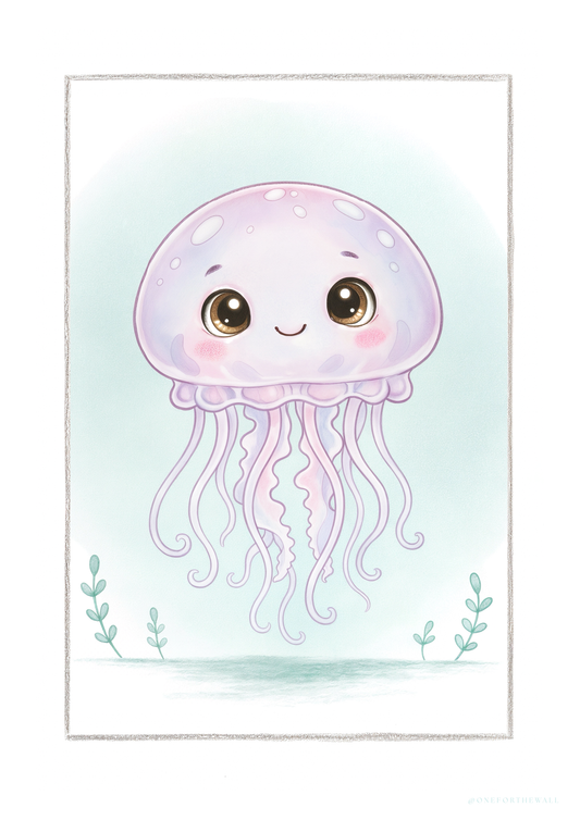 Little Jellyfish - Art Print