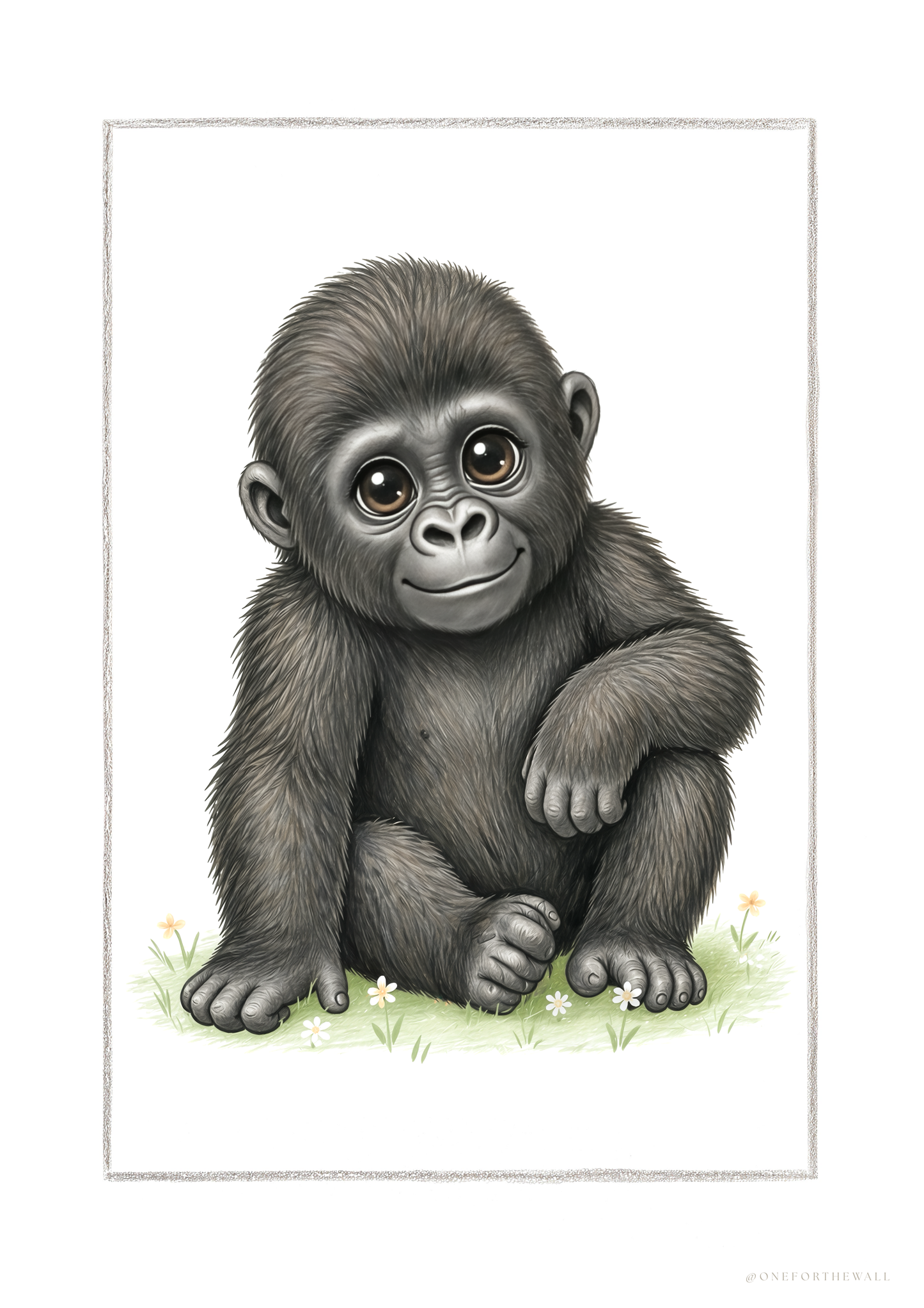 Little Gorilla - Art Print