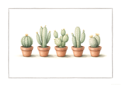 5 in a row - Art Print