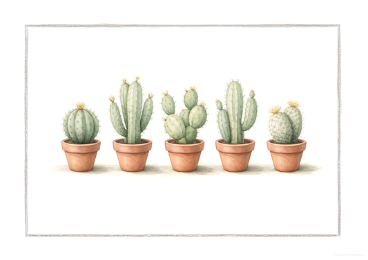 5 in a row - Art Print