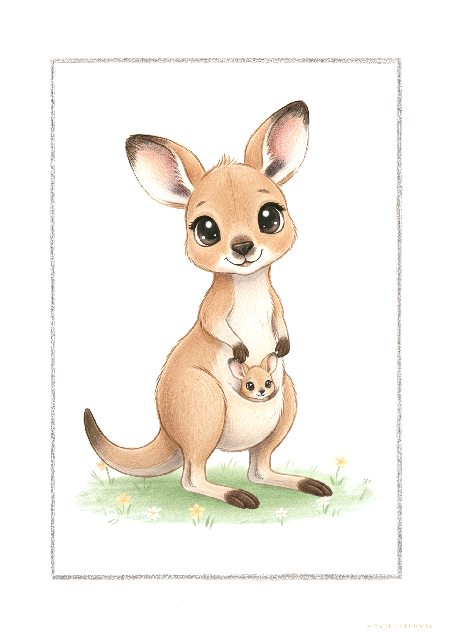 Little Kangaroo - Art Print