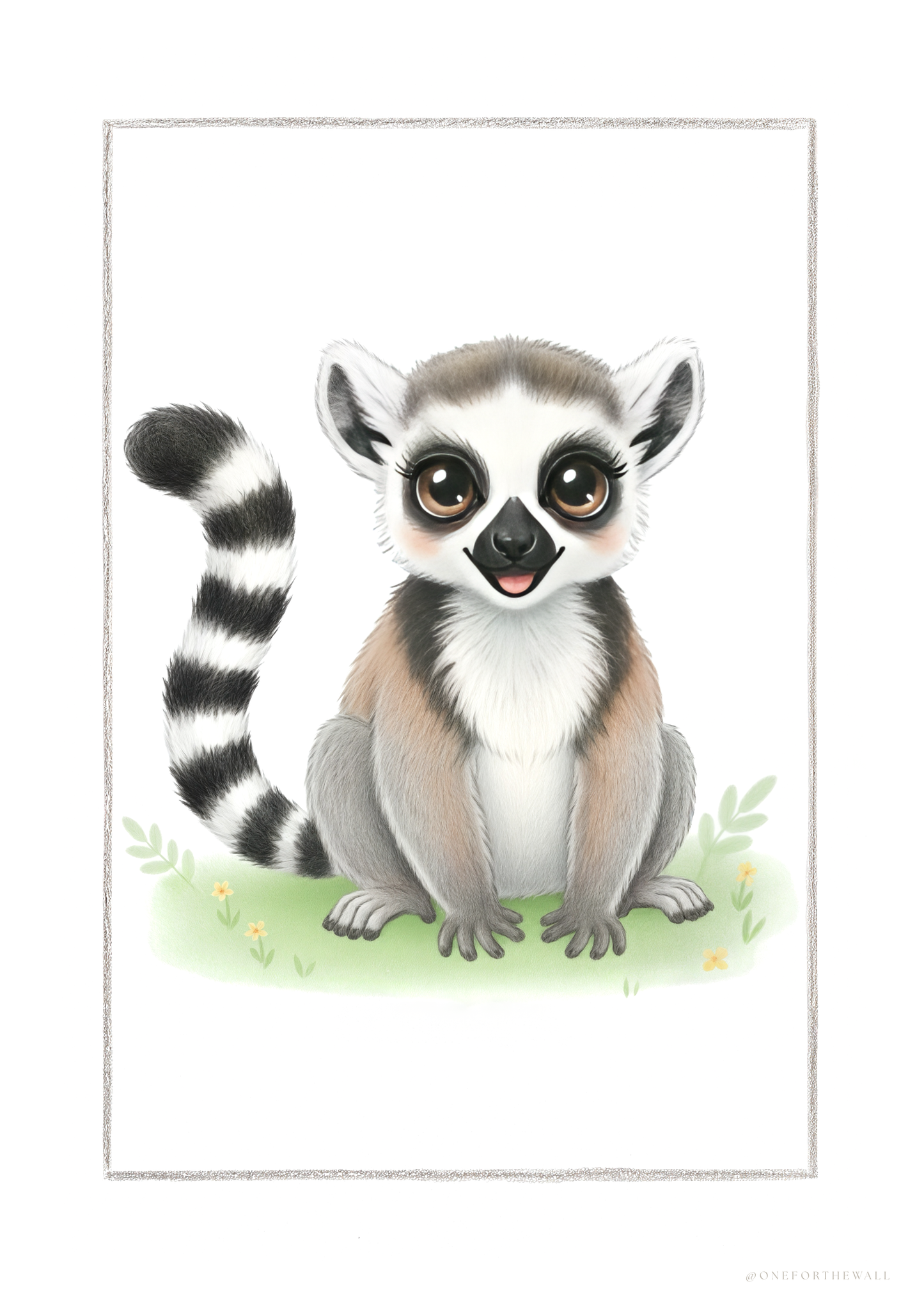 Little Lemur - Art Print