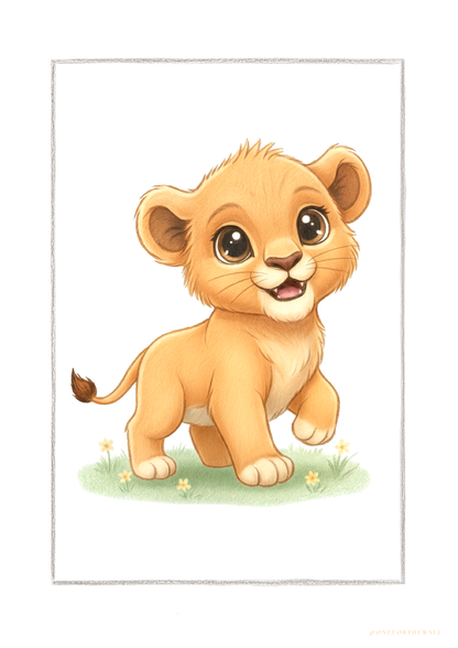 Little Lion - Art Print