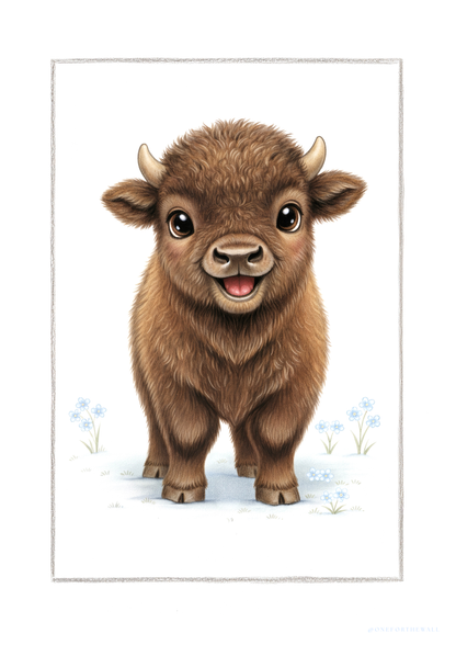 Little Muskox - Art Print