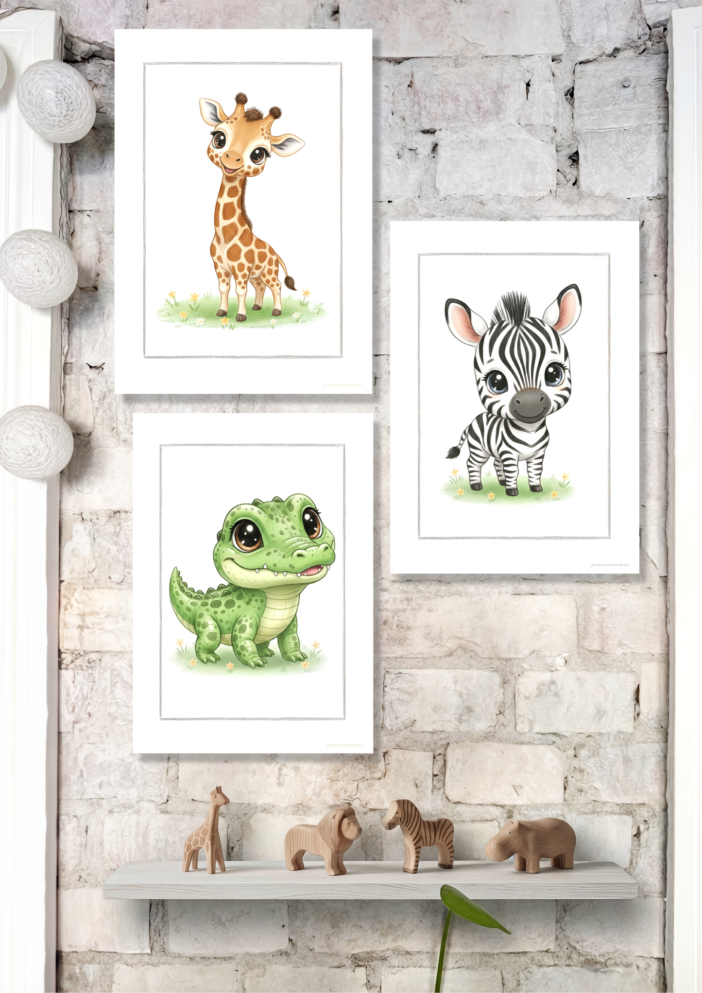 Little Giraffe - Art Print