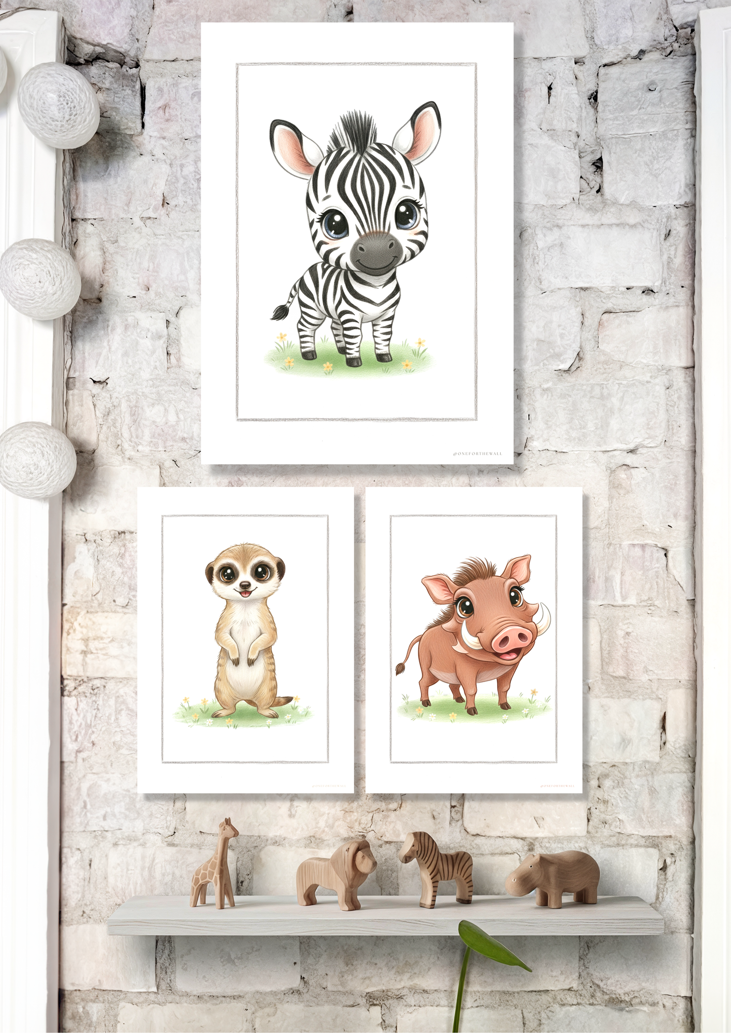 Little Zebra - Art Print