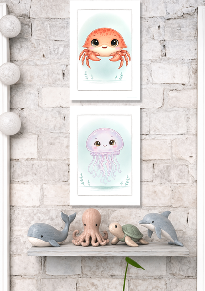 Little Crab - Art Print