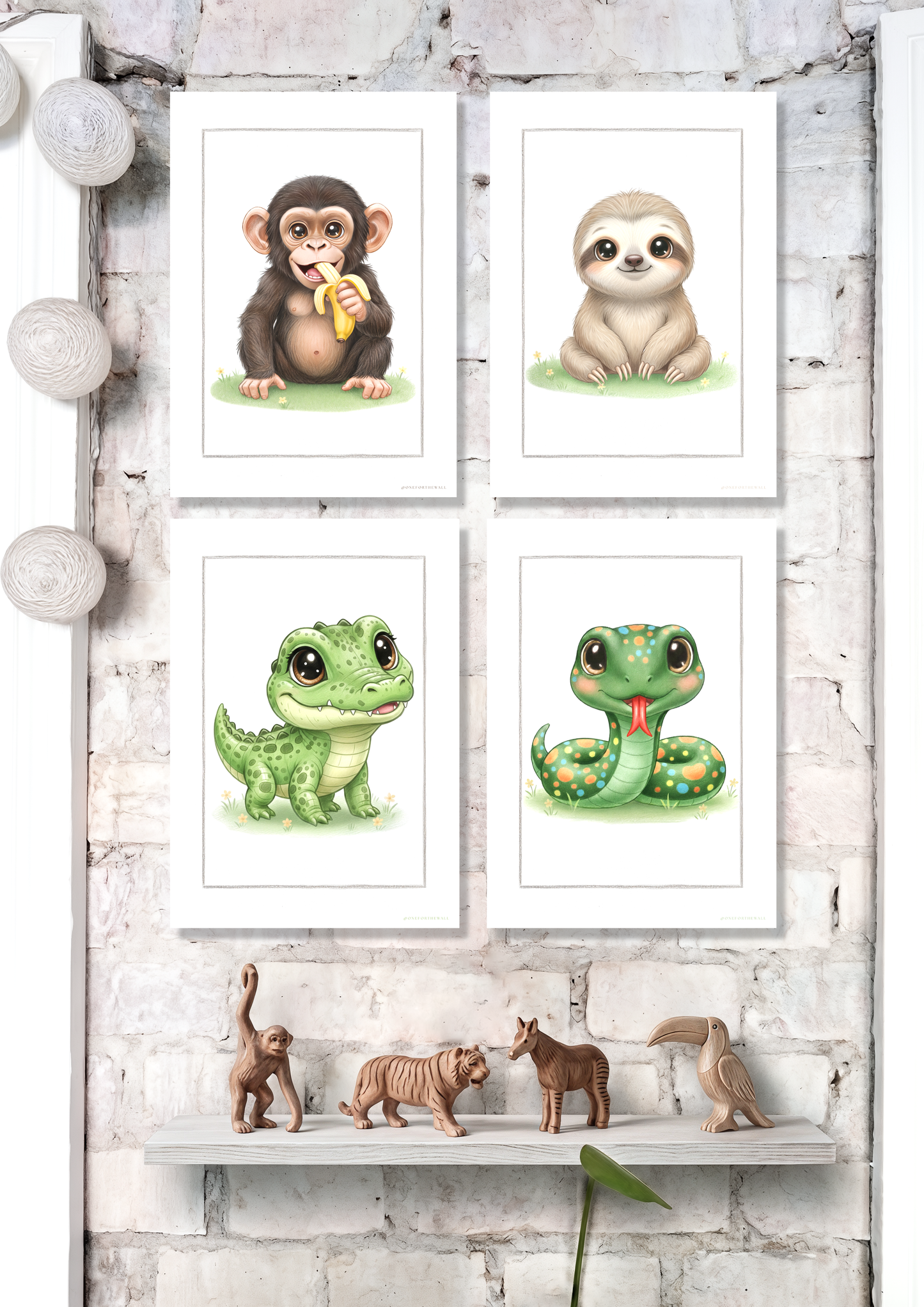 Little Chimpanzee - Art Print