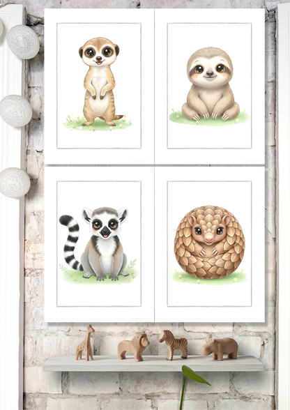 Little Meerkat - Art Print