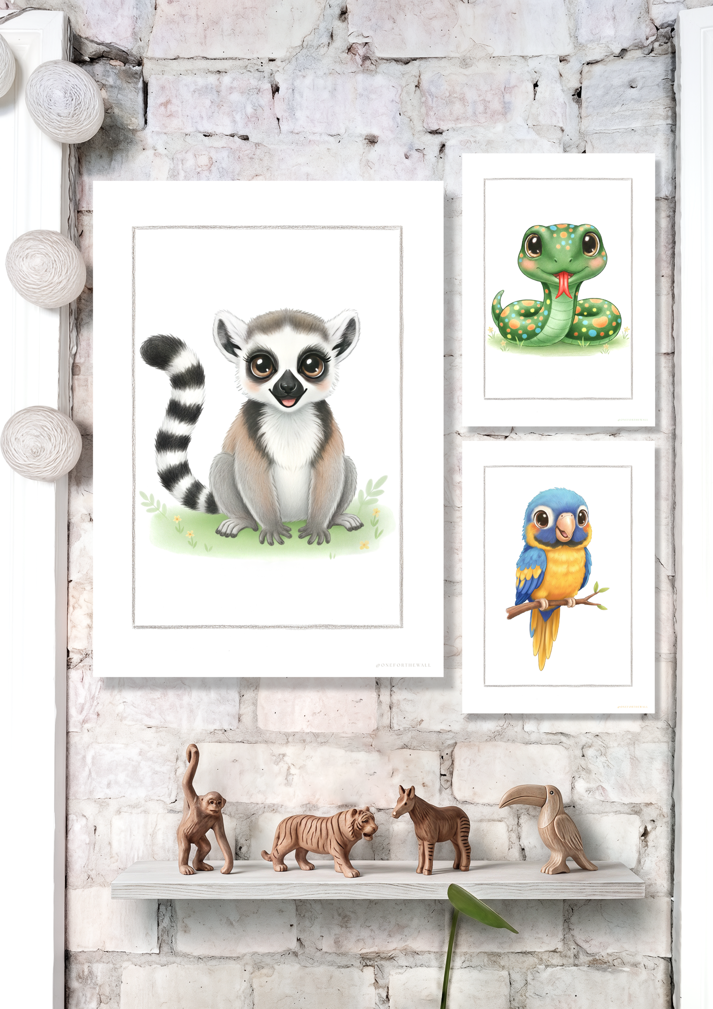 Little Lemur - Art Print