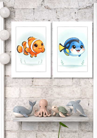 Little Clownfish - Art Print