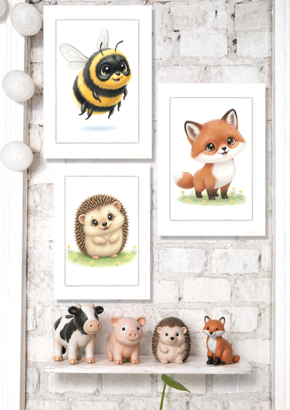 Little Bumble Bee - Art Print