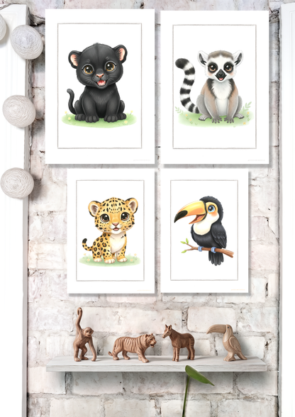 Little Black Panther - Art Print