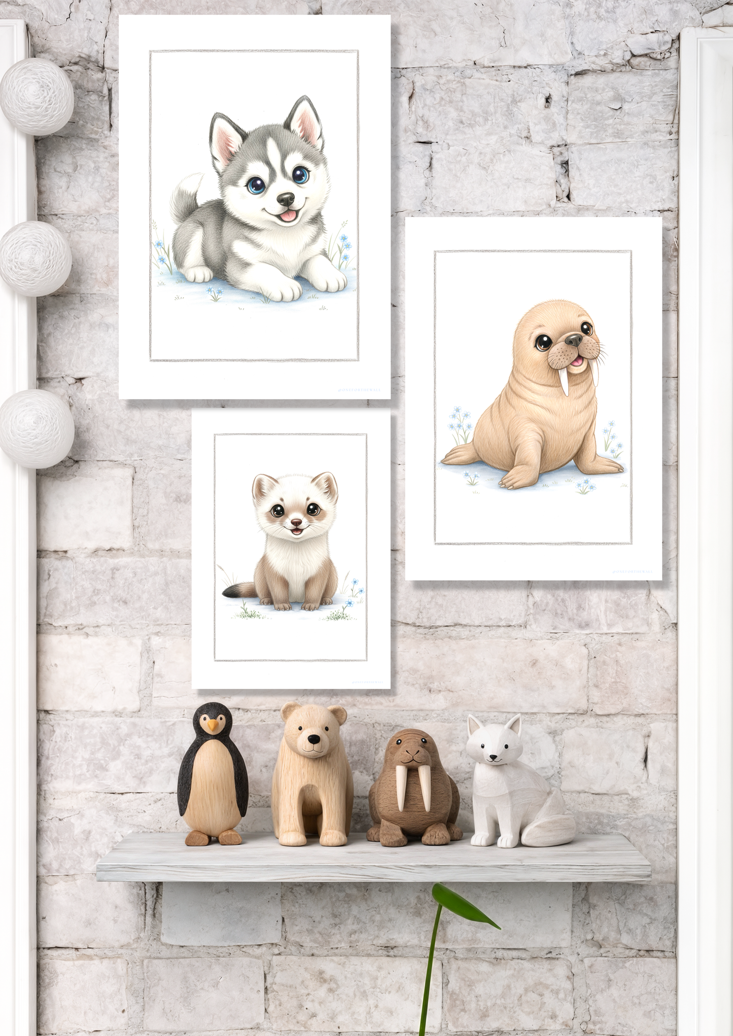 Little Husky - Art Print