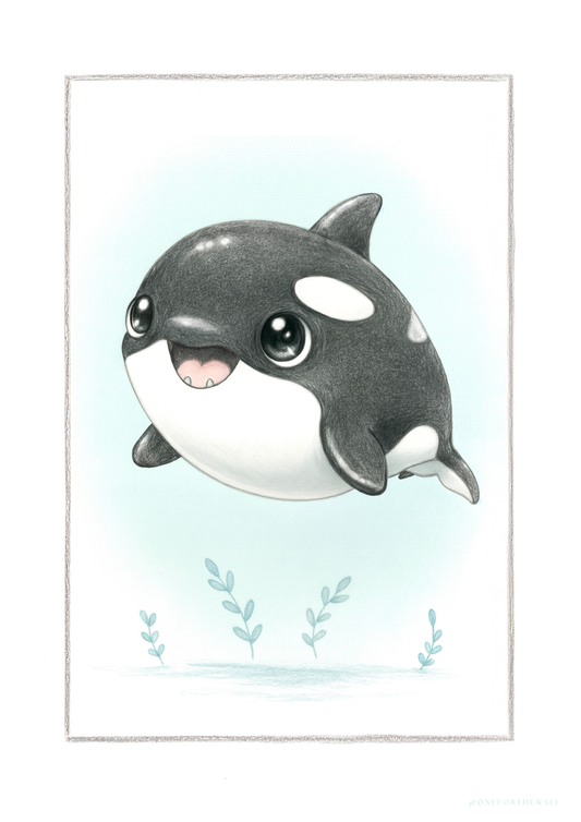 Little Orca - Art Print