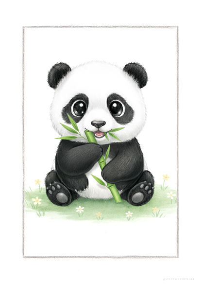 Little Panda - Art Print