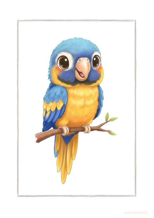 Little Parrot - Art Print