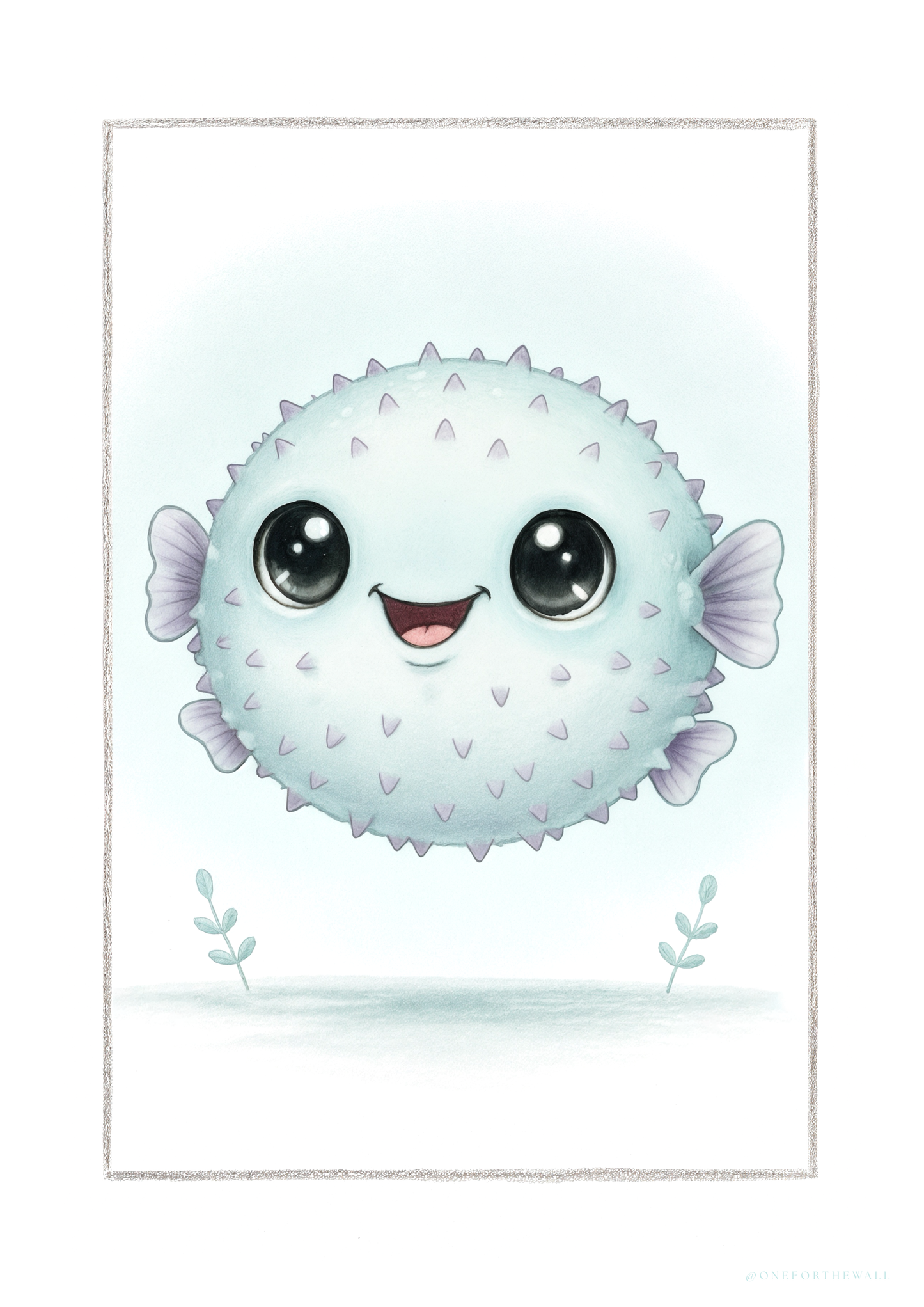 Little Puffer - Art Print