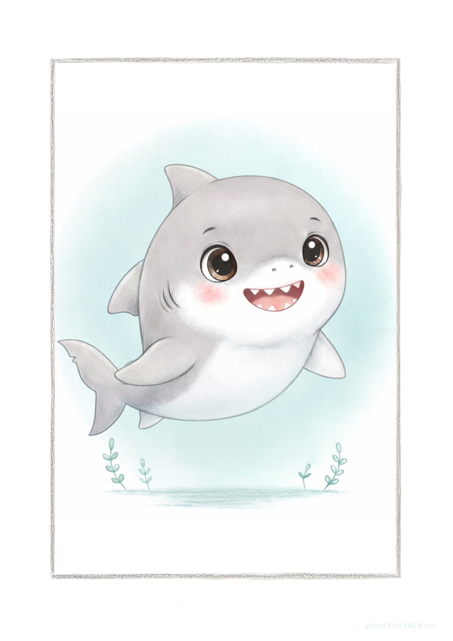 Little Shark - Art Print