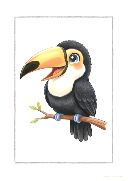 Little Toucan - Art Print